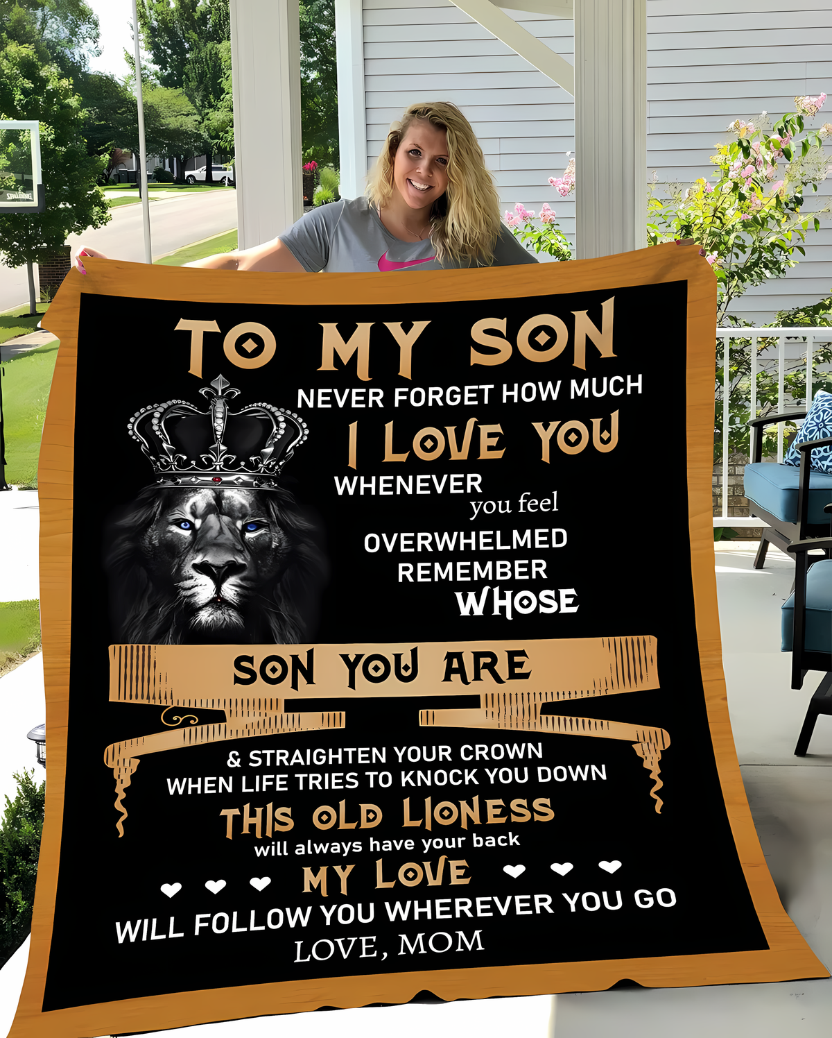Special Gift For Your Son Blanket - BLANKETS FROM MOM 35