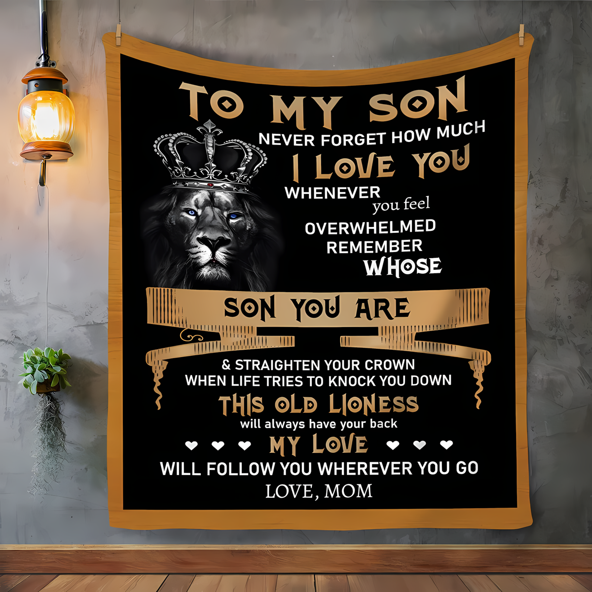 Special Gift For Your Son Blanket - BLANKETS FROM MOM 35