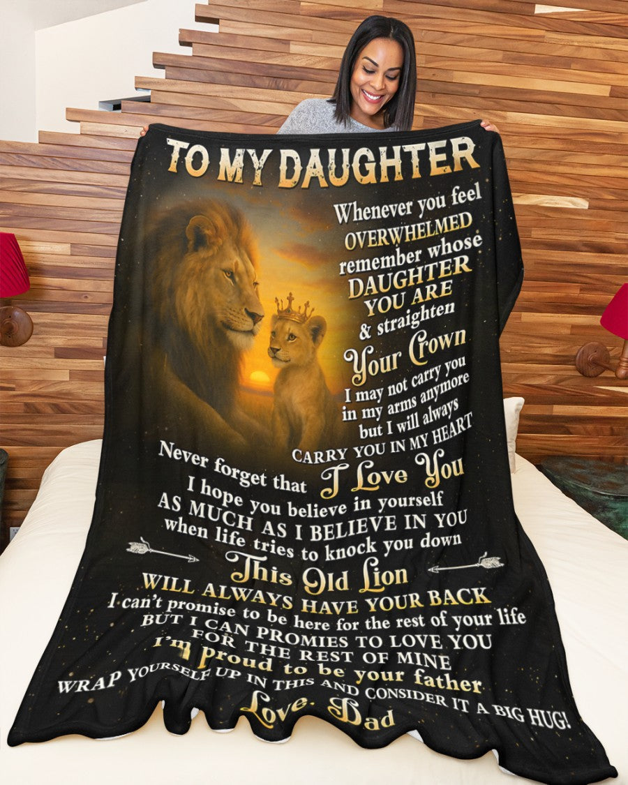 Special Gift For Your Daughter Blanket - BLANKETS FROM DAD 093