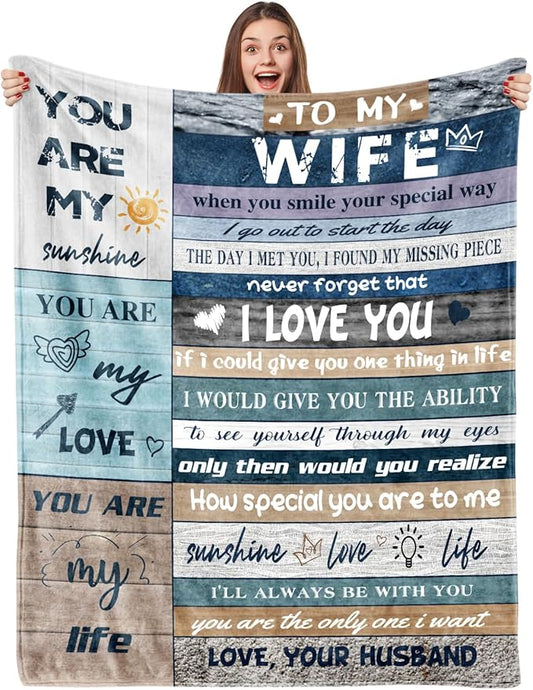Special Blanket for Your Wife - BLANKETS FROM HUSBAND 33