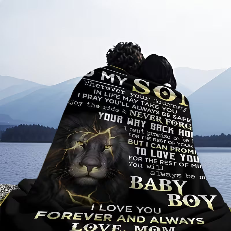 Special Gift For Your Son Blanket - BLANKETS FROM MOM 142