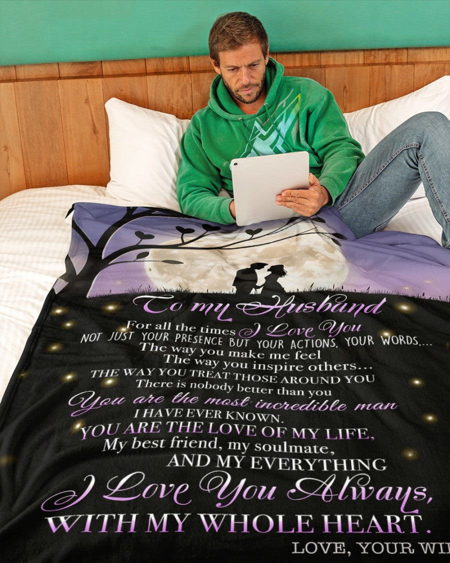 BLANKET FOR HUSBAND FROM WIFE – COMFORT & WARMTH GIFT - BLANKETS FROM WIFE 18