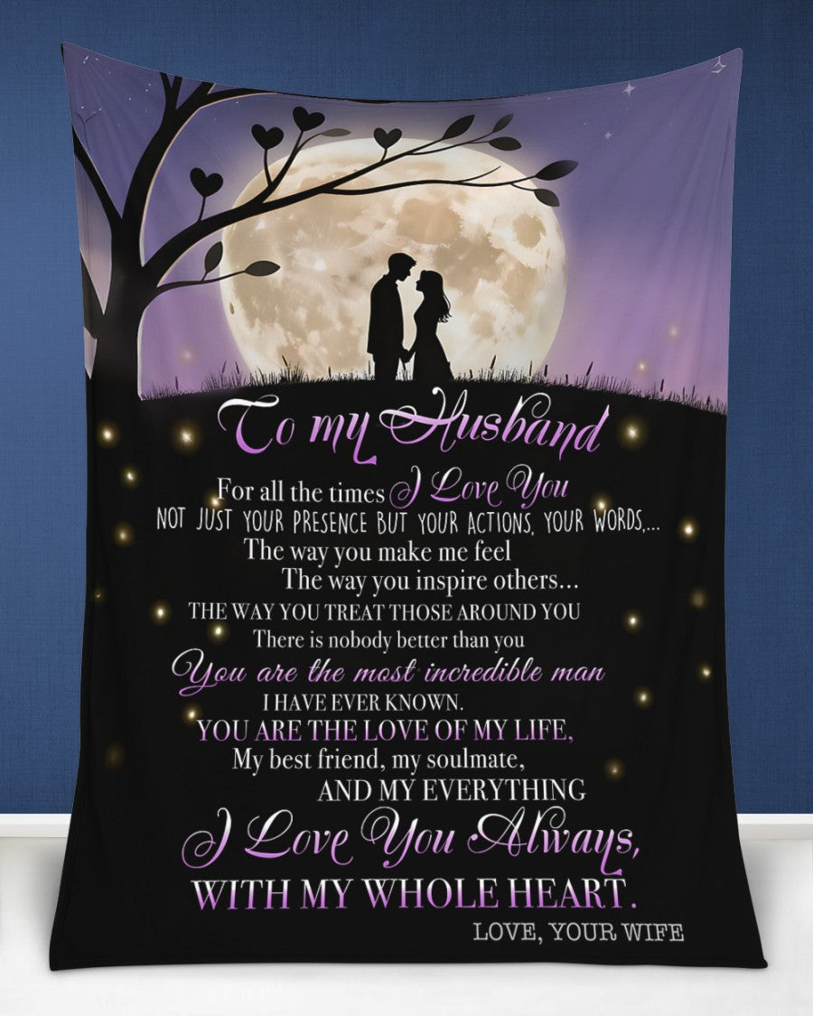 BLANKET FOR HUSBAND FROM WIFE – COMFORT & WARMTH GIFT - BLANKETS FROM WIFE 18
