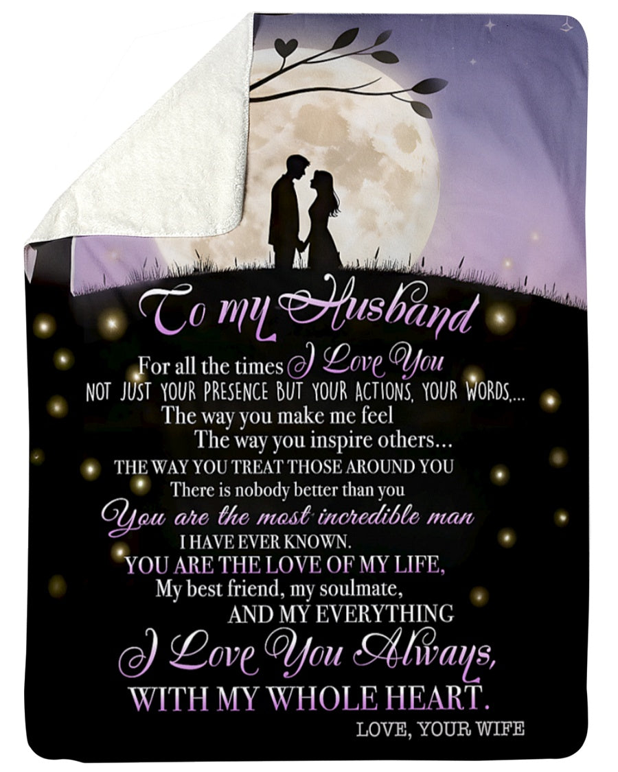 BLANKET FOR HUSBAND FROM WIFE – COMFORT & WARMTH GIFT - BLANKETS FROM WIFE 18