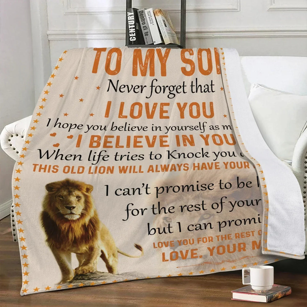 Son Never Forget Blanket - BLANKETS FROM MOM 159