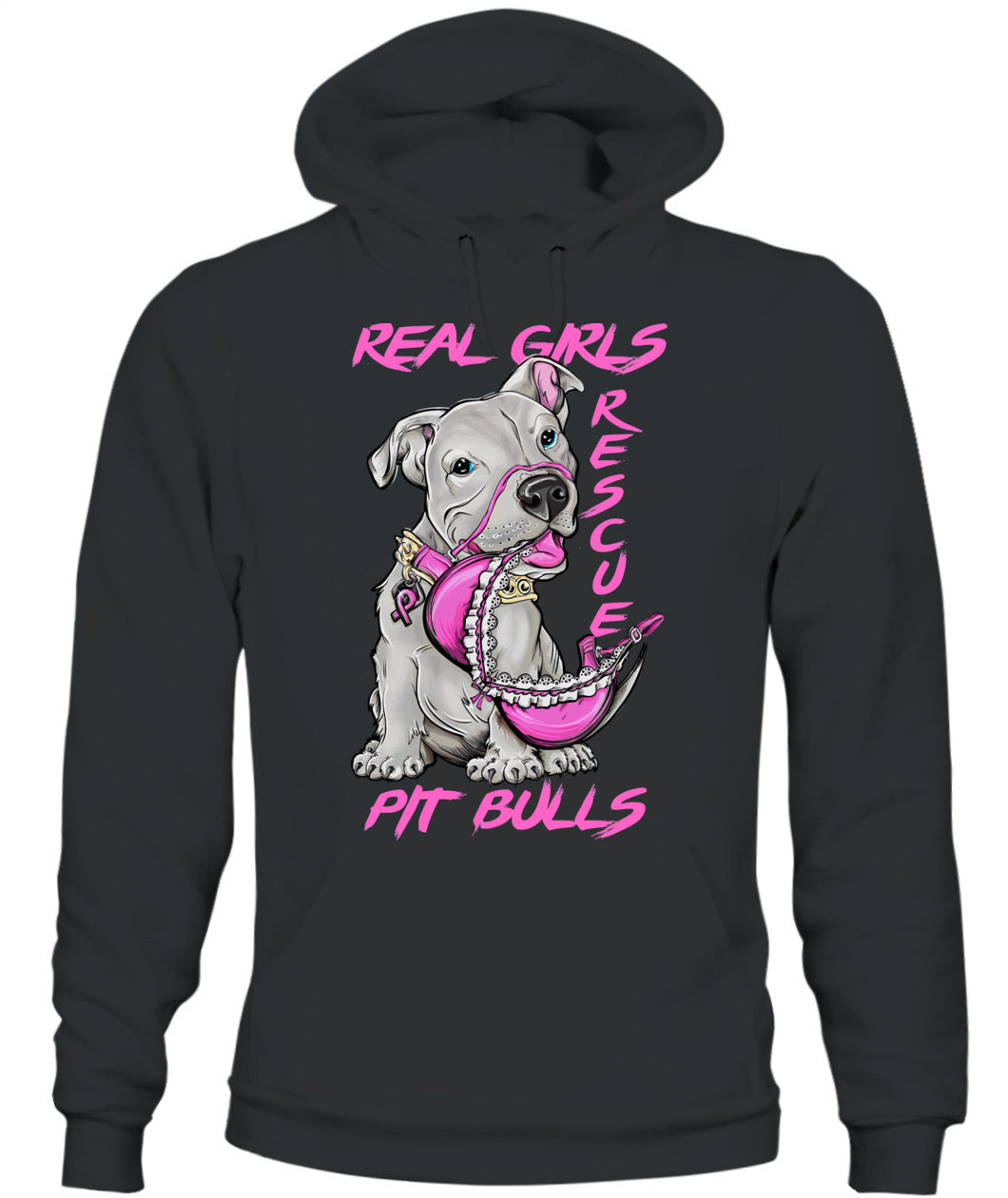 D14-Real Girls Rescue Pit Bulls Classic T-Shirt
