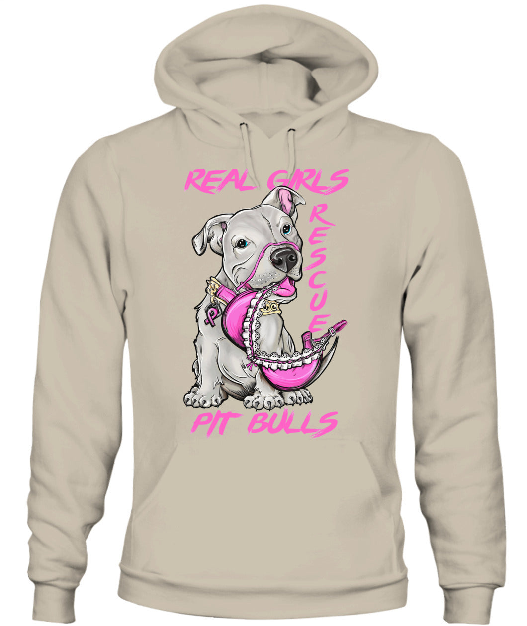 D14-Real Girls Rescue Pit Bulls Classic T-Shirt
