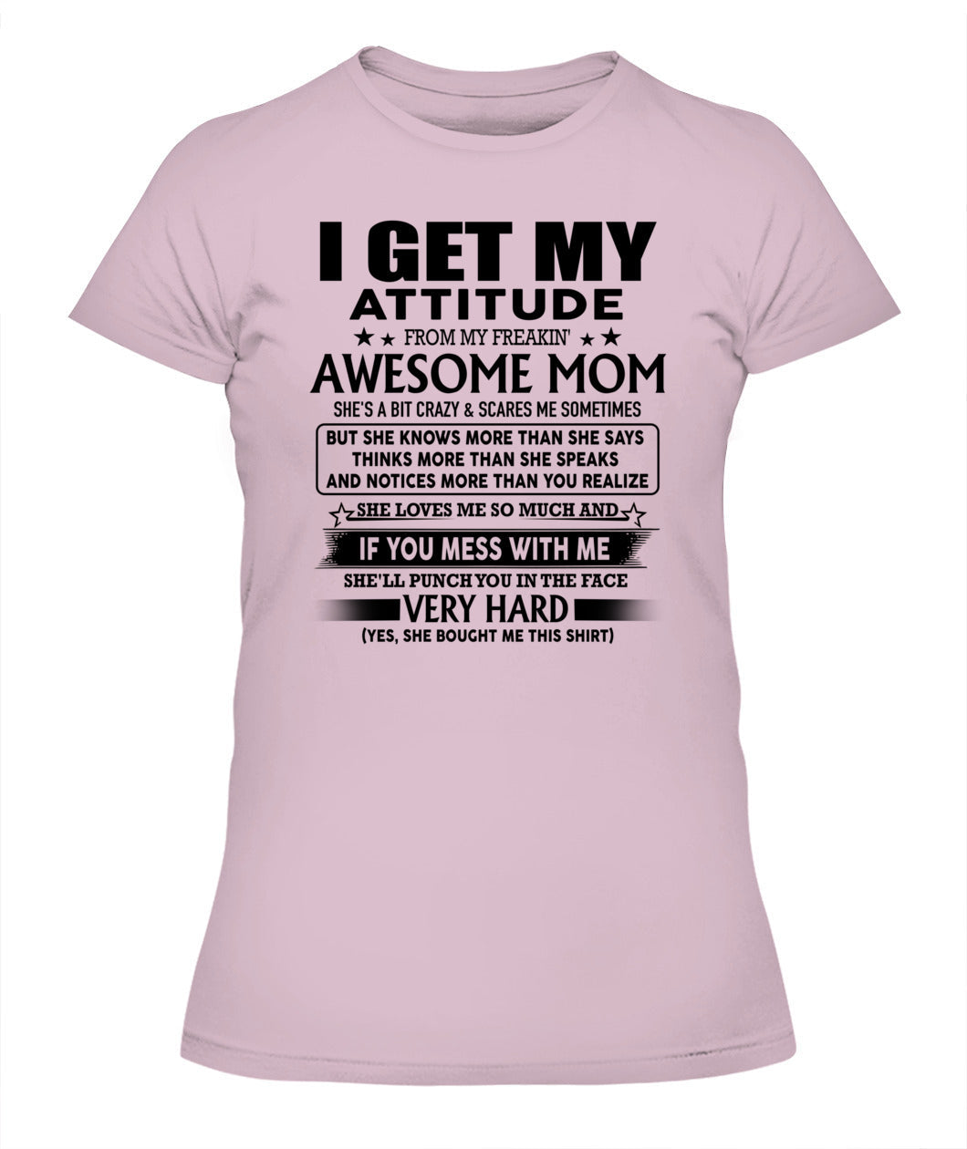ICH HABE MEINE EINSTELLUNG VON MEINER FANTASTISCHEN MUTTER - Bur - GESCHENKE FÜR MÜTTER