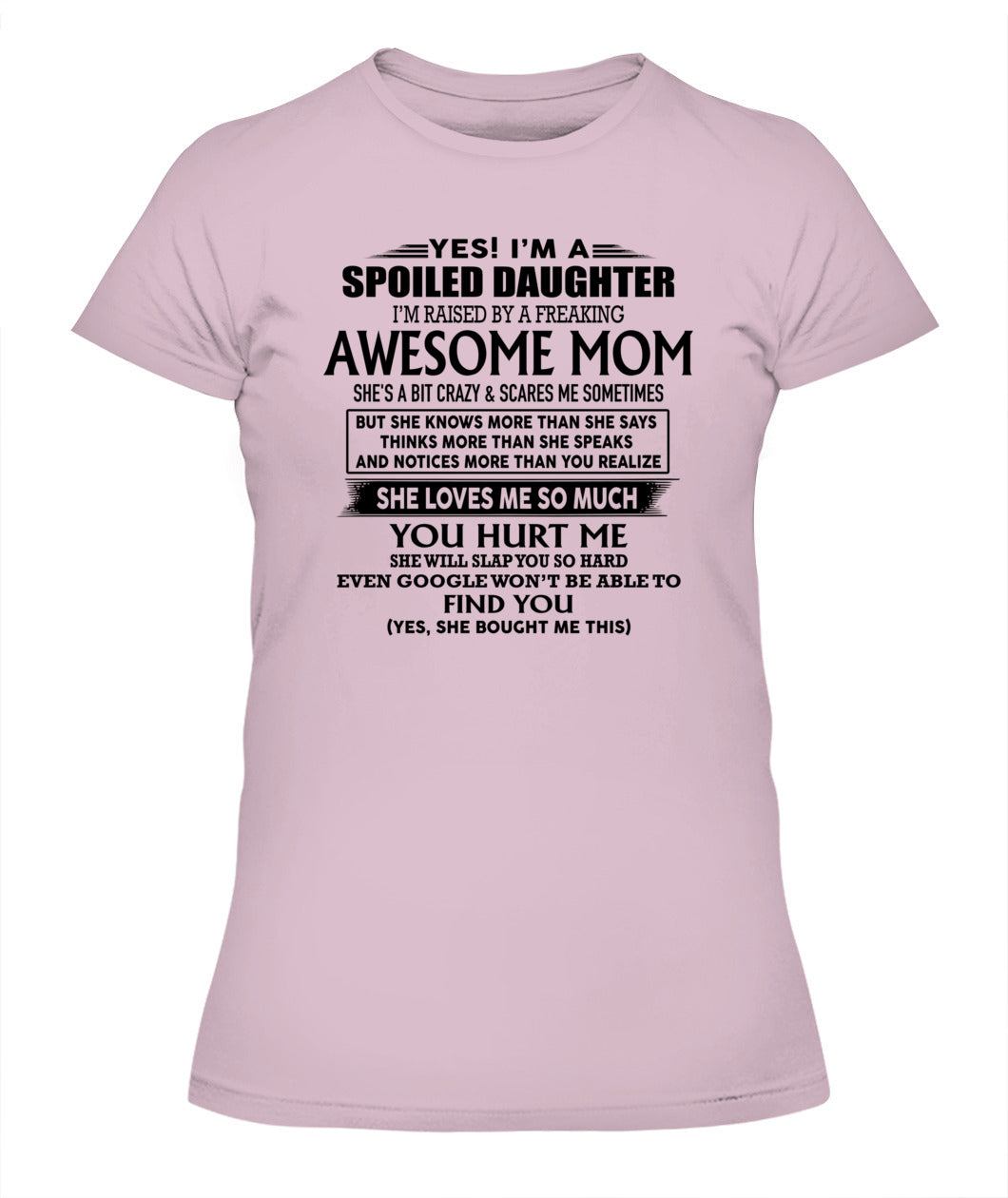 Yes i am spoiled daughter