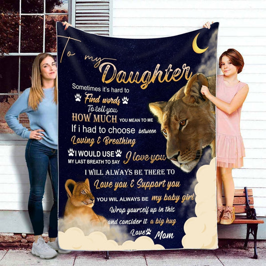 Special Gift For Your Daughter Blanket - BLANKETS FROM MOM 98