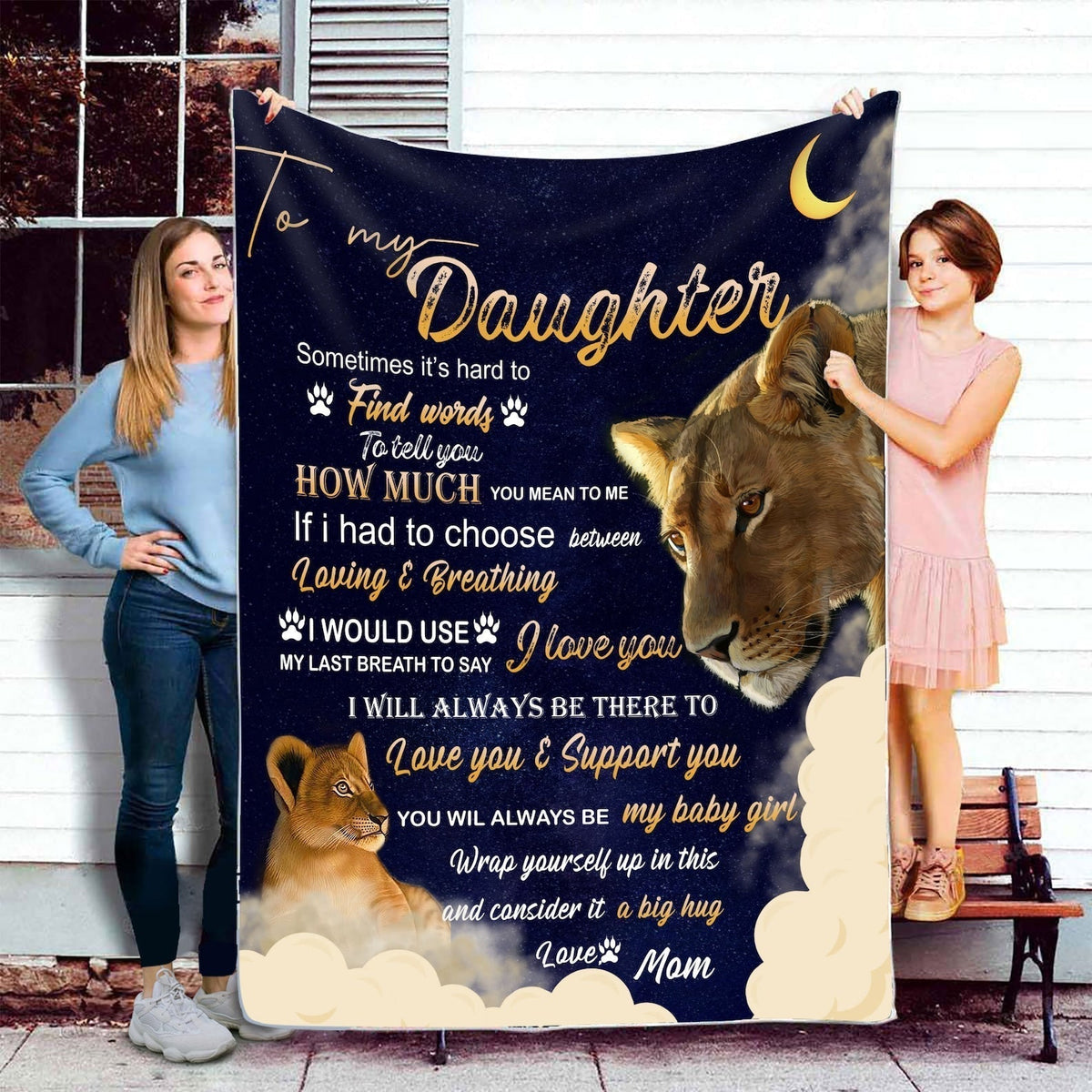 Special Gift For Your Daughter Blanket - BLANKETS FROM MOM 186