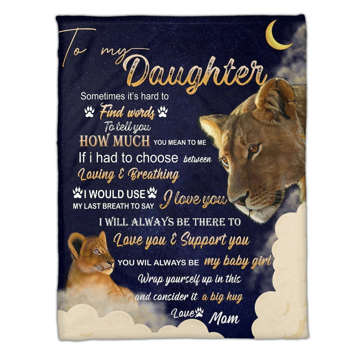 Special Gift For Your Daughter Blanket - BLANKETS FROM MOM 98