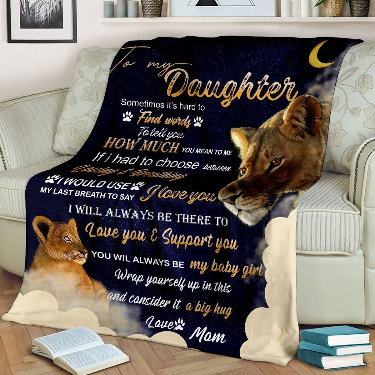 Special Gift For Your Daughter Blanket - BLANKETS FROM MOM 186