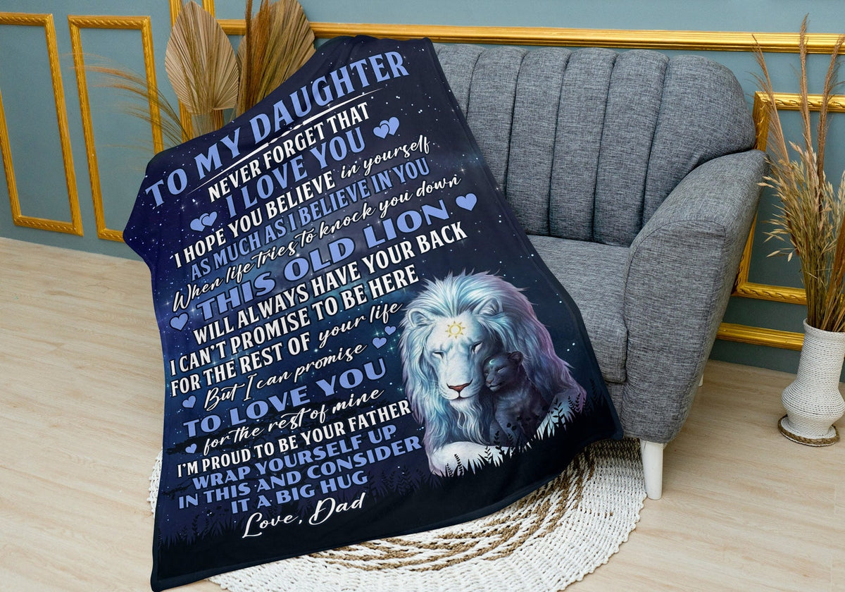 Special Gift For Your Daughter Blanket - BLANKETS FROM DAD 091