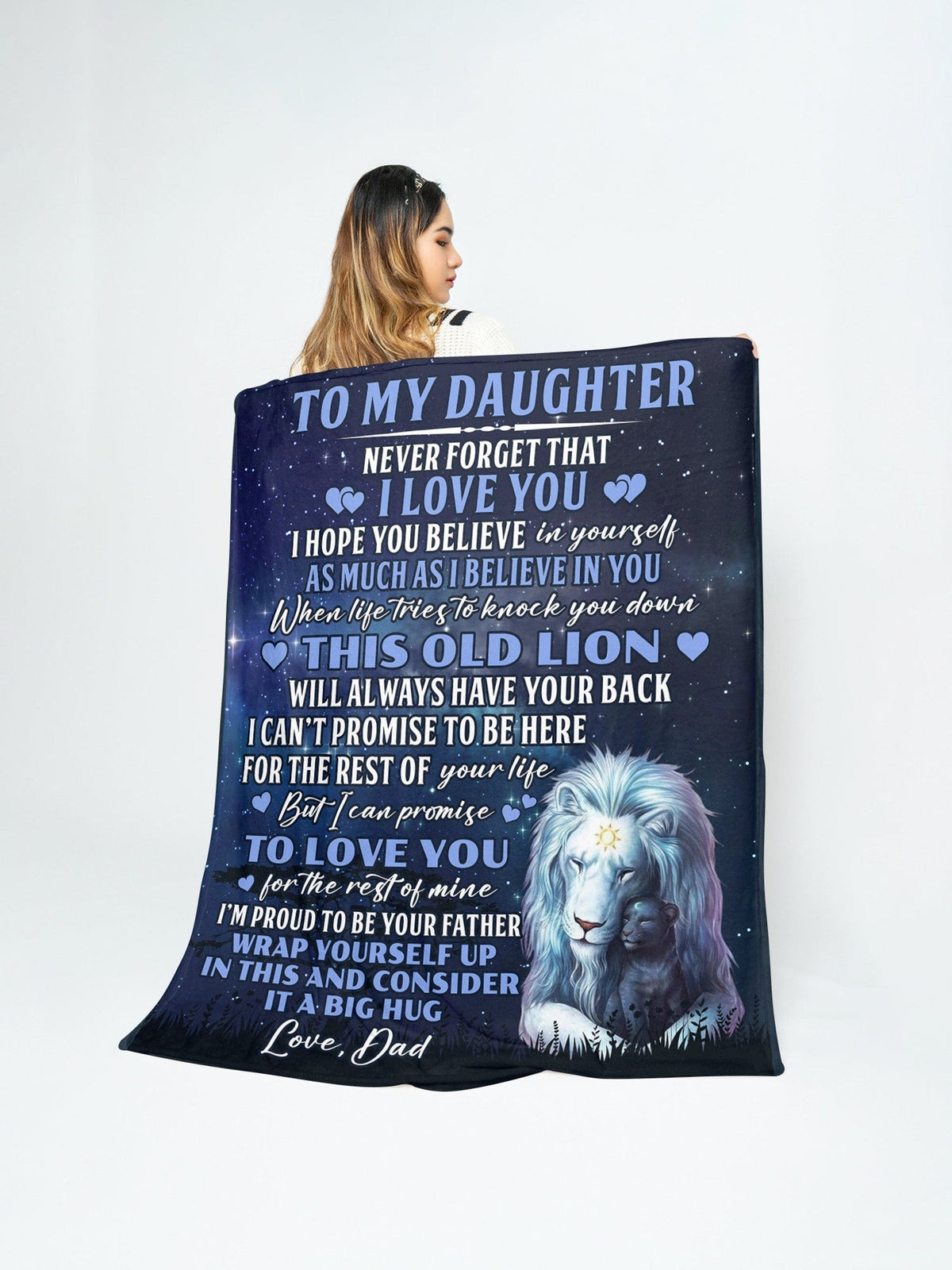 Special Gift For Your Daughter Blanket - BLANKETS FROM DAD 091