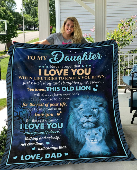 Special Gift For Your Daughter Blanket - BLANKETS FROM DAD 040