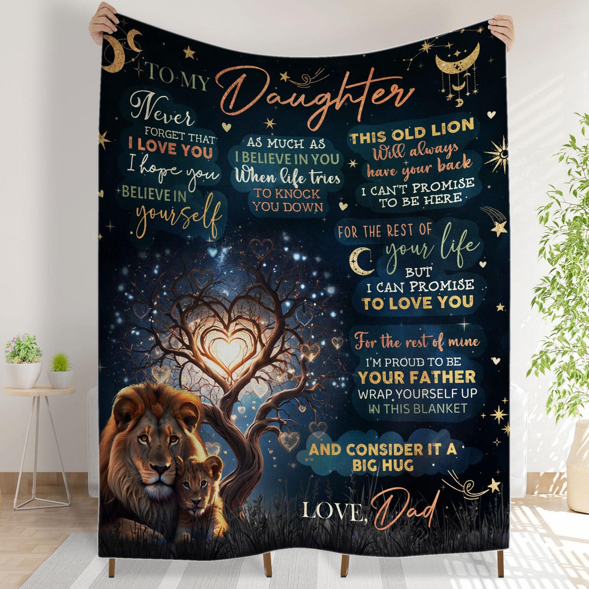 Special Gift For Your Daughter Blanket - BLANKETS FROM DAD 106