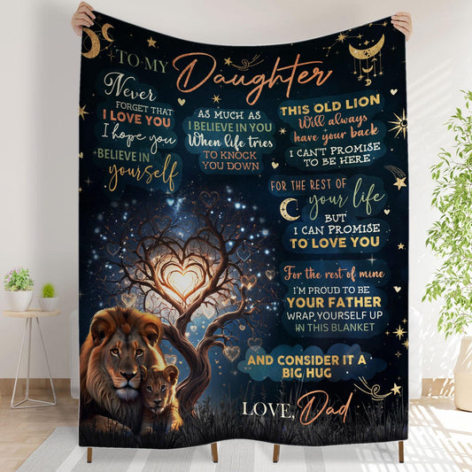 Special Gift For Your Daughter Blanket - BLANKETS FROM DAD 106