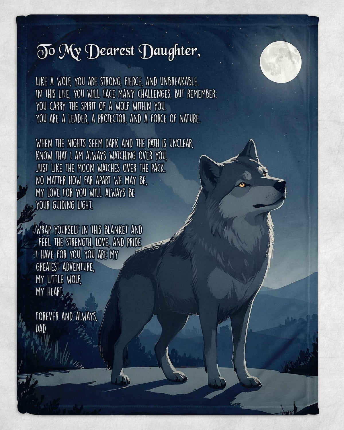 Special Gift For Your Daughter Blanket - BLANKETS FROM DAD 090