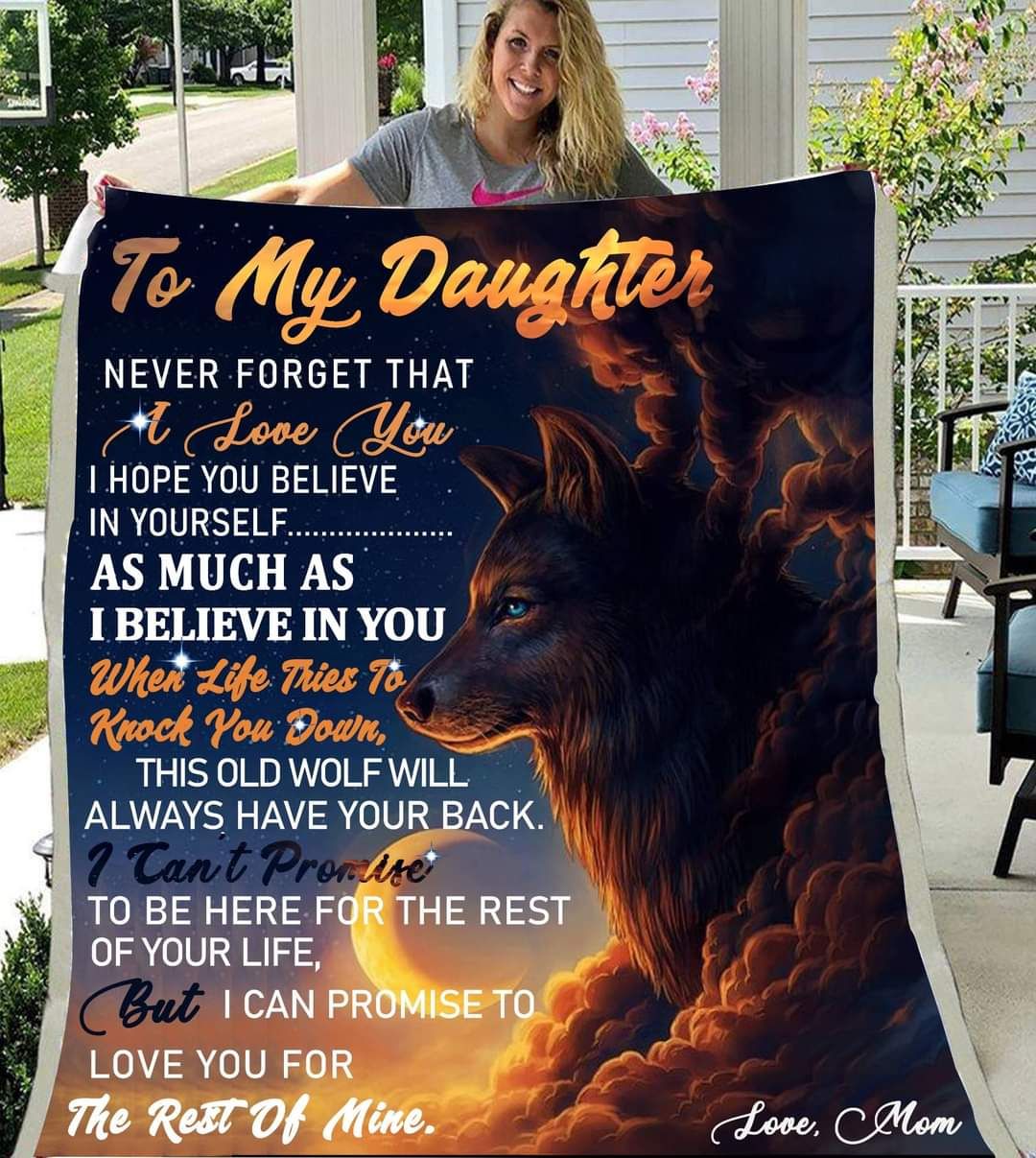 Special Gift For Your Daughter Blanket -  BLANKETS FROM MOM 175