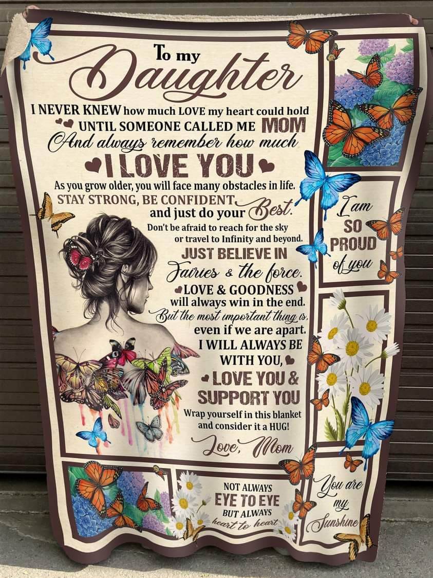 Special blanket for Daughter - BLANKETS FROM MOM 163