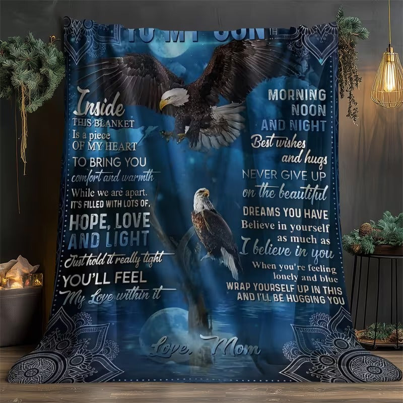 BLANKET FOR SON FROM MOM – COMFORT & WARMTH GIFT - BLANKETS FROM MOM 70