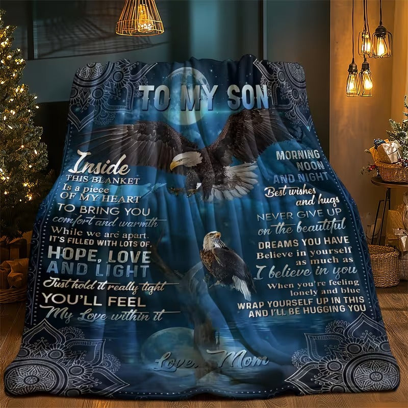 BLANKET FOR SON FROM MOM – COMFORT & WARMTH GIFT - BLANKETS FROM MOM 70