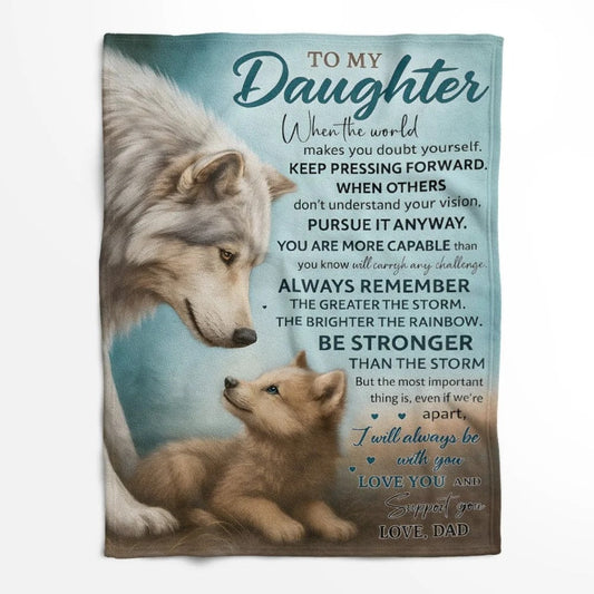 Special Gift For Your Daughter Blanket - BLANKETS FROM DAD 047