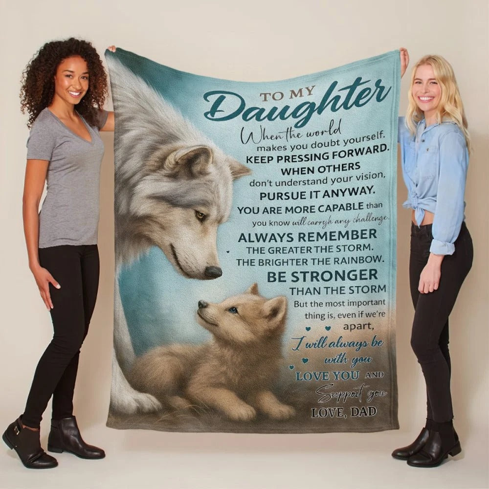 Special Gift For Your Daughter Blanket - BLANKETS FROM DAD 047