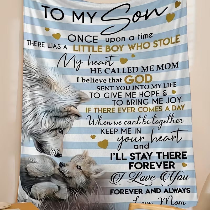 BLANKET FOR SON FROM MOM – COMFORT & WARMTH GIFT - BLANKETS FROM MOM 68