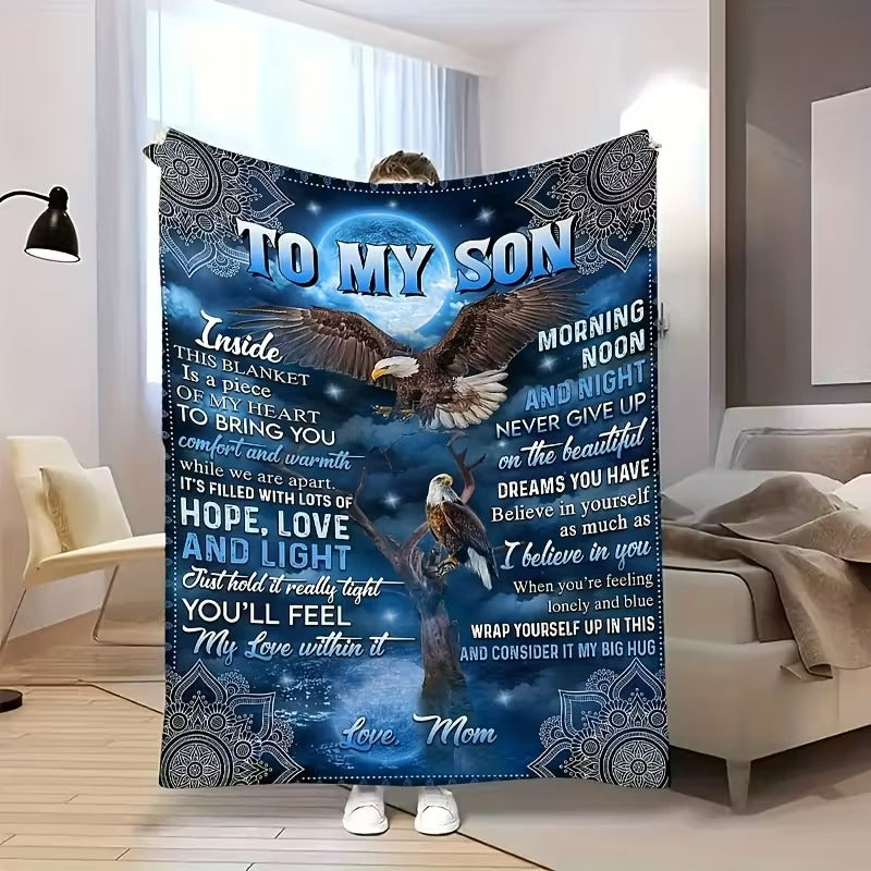 Special Gift For Your Son Blanket - BLANKETS FROM MOM 132