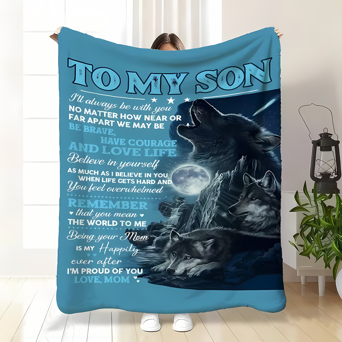 BLANKET FOR SON FROM MOM – COMFORT & WARMTH GIFT - BLANKETS FROM MOM 59