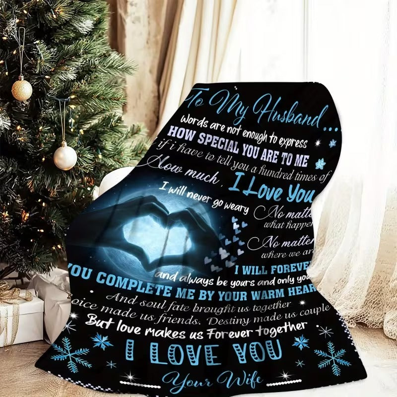 BLANKET FOR HUSBAND FROM WIFE – COMFORT & WARMTH GIFT - BLANKETS FROM WIFE 20