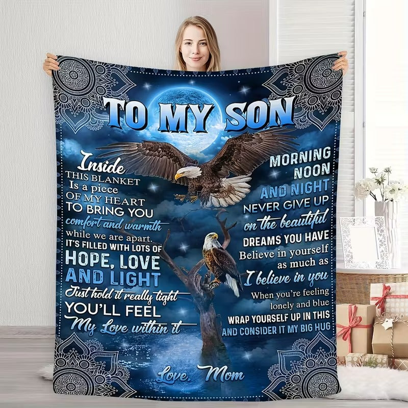 Special Gift For Your Son Blanket - BLANKETS FROM MOM 132