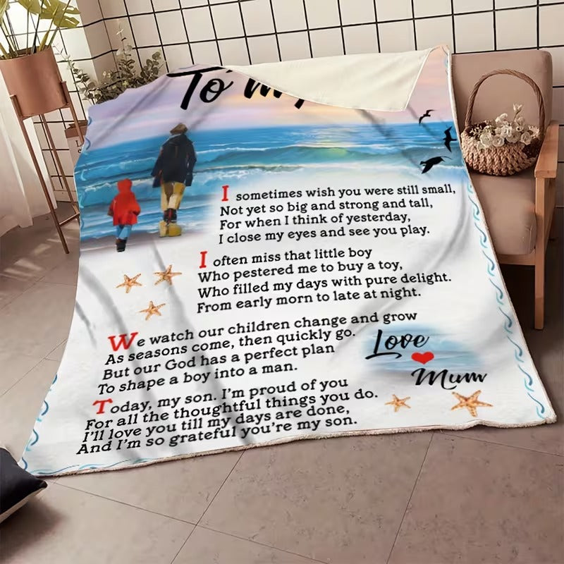 BLANKET FOR SON FROM MOM – COMFORT & WARMTH GIFT - BLANKETS FROM MOM 71