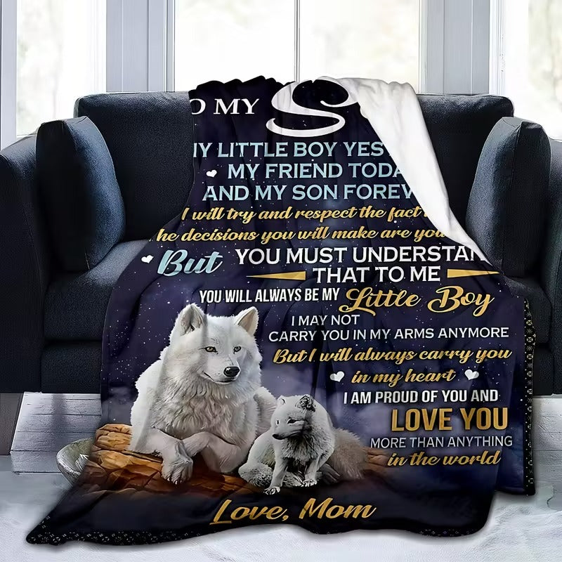 Special Gift For Your Son Blanket - BLANKETS FROM MOM 134