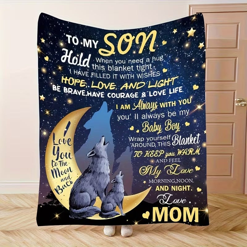BLANKET FOR SON FROM MOM – COMFORT & WARMTH GIFT - BLANKETS FROM MOM 61