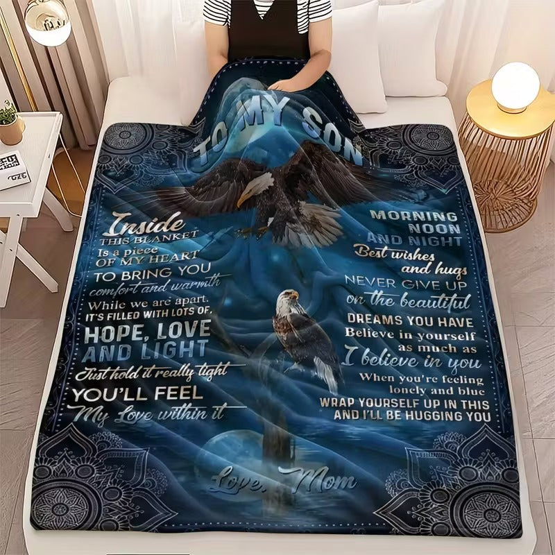 BLANKET FOR SON FROM MOM – COMFORT & WARMTH GIFT - BLANKETS FROM MOM 70