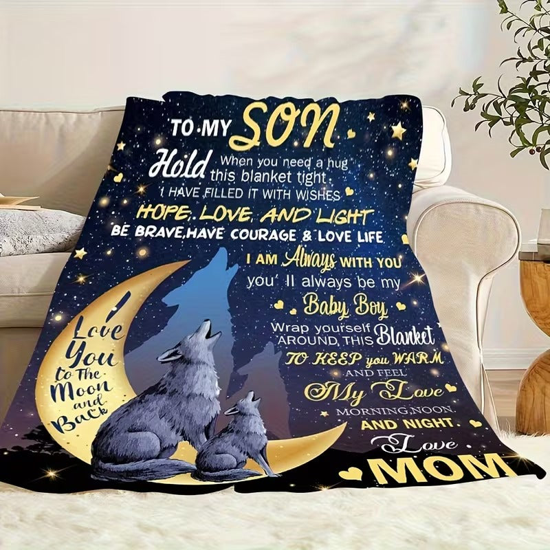 BLANKET FOR SON FROM MOM – COMFORT & WARMTH GIFT - BLANKETS FROM MOM 61