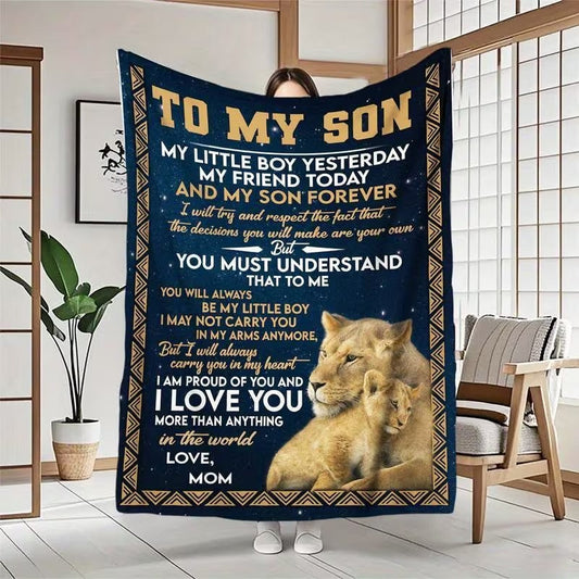 BLANKET FOR SON FROM MOM – COMFORT & WARMTH GIFT - BLANKETS FROM MOM 73