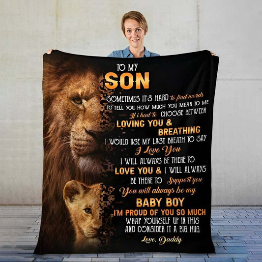 Special Gift For Your Son Blanket - BLANKETS FROM DAD 052