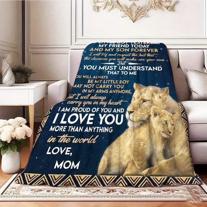 BLANKET FOR SON FROM MOM – COMFORT & WARMTH GIFT - BLANKETS FROM MOM 73