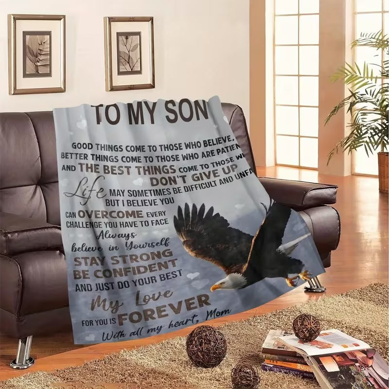 BLANKET FOR SON FROM MOM – COMFORT & WARMTH GIFT - BLANKETS FROM MOM 60