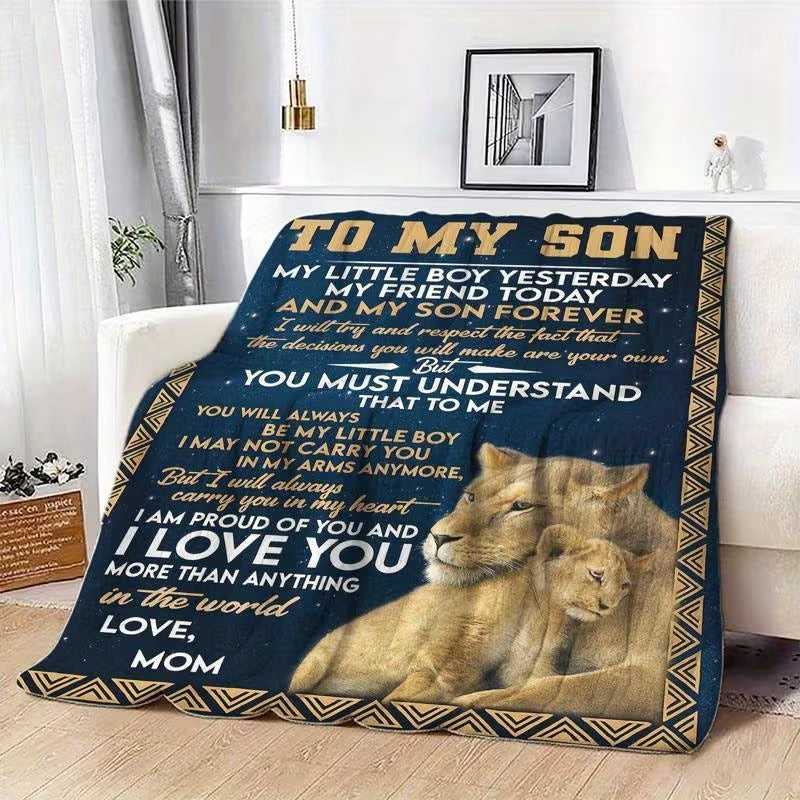 BLANKET FOR SON FROM MOM – COMFORT & WARMTH GIFT - BLANKETS FROM MOM 73