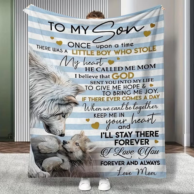 BLANKET FOR SON FROM MOM – COMFORT & WARMTH GIFT - BLANKETS FROM MOM 68
