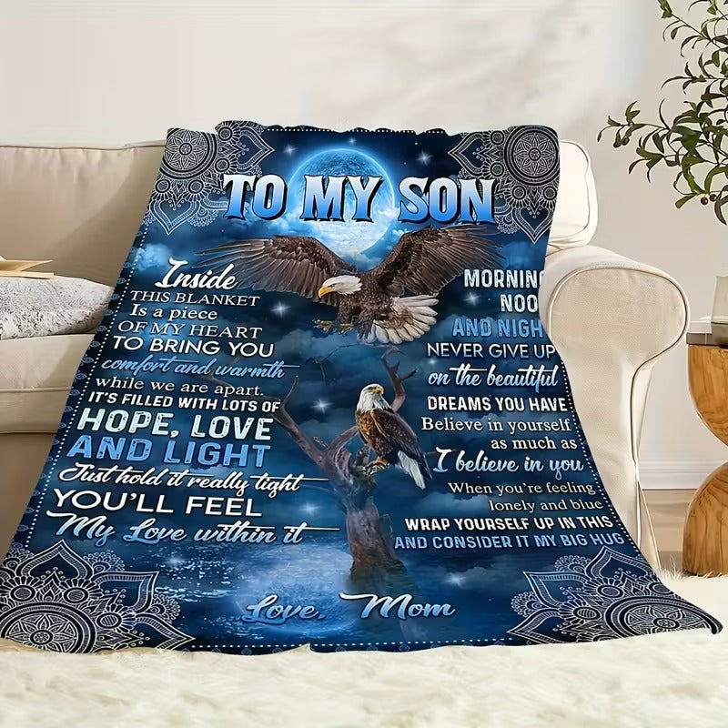 Special Gift For Your Son Blanket - BLANKETS FROM MOM 132
