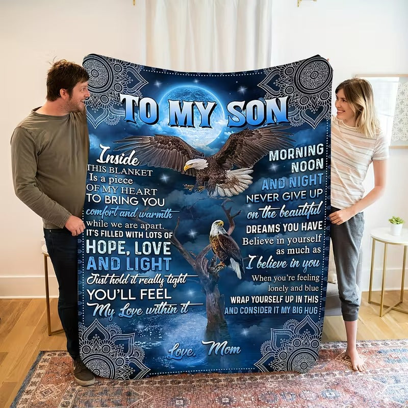 Special Gift For Your Son Blanket - BLANKETS FROM MOM 132