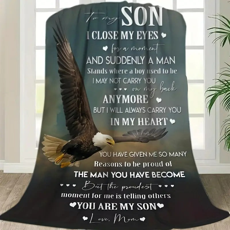 Special Gift For Your Son Blanket - BLANKETS FROM MOM 13