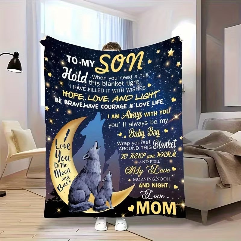 BLANKET FOR SON FROM MOM – COMFORT & WARMTH GIFT - BLANKETS FROM MOM 61