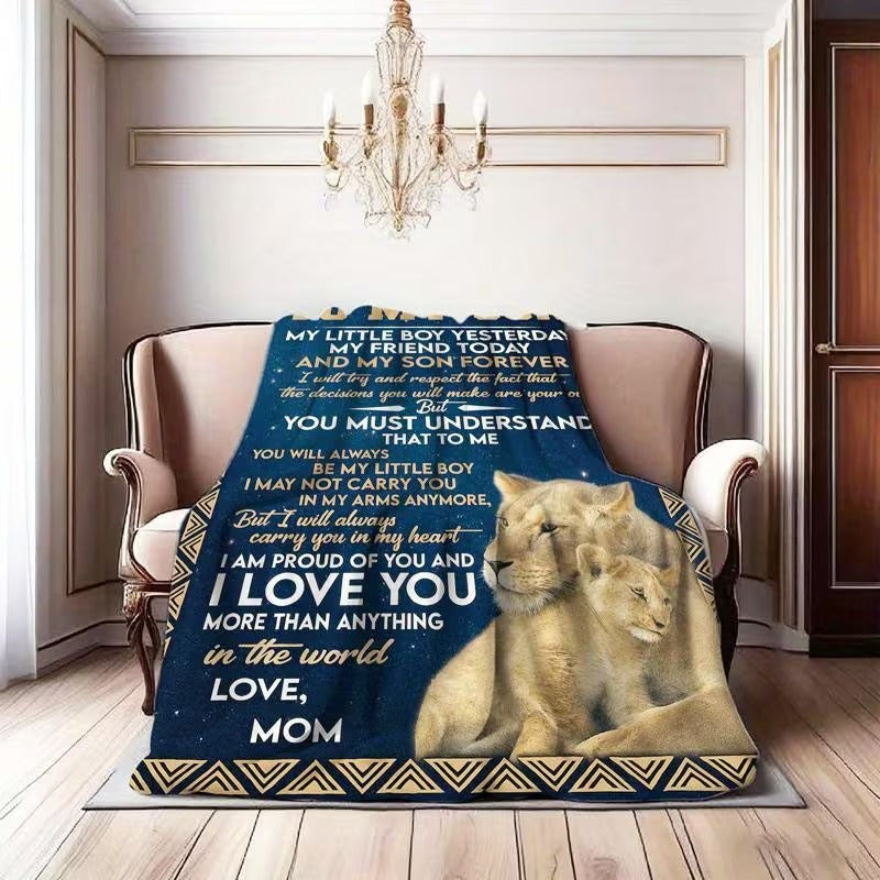 BLANKET FOR SON FROM MOM – COMFORT & WARMTH GIFT - BLANKETS FROM MOM 73
